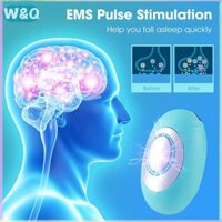 W & Q Hỗ Trợ Giấc Ngủ Thôi Miên Thiết Bị Cầm Tay Mini Di Động Máy Ngủ Thông Minh Màn Hình EMS Xung Kích Thích Ngủ Sạc USB Mới