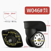 W046 Xe Đẩy Trường Hợp Hành Lý Đa Năng Bánh Xe Con Lăn Vali Sửa Chữa Phụ Kiện Bộ Hành Lý Hoạt Động Castor Bảo Trì Thay Thế Một Phần