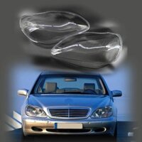 W220 Cho Xe Mercedes-Benz S Class S600 S500 S320 S350 S280 1998-2005 Đèn Pha Ô Tô Trong Suốt Ống Kính Vỏ Tự Động