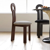 Wabi-Jifeng Ghế Tựa Lưng Hình Đặc Biệt Nhà Thiết Kế Nội Thất Sáng Tạo Ghế Ăn Gỗ Rắn Bằng Gỗ Sáp Trắng Ghế Thư Giãn Phong
