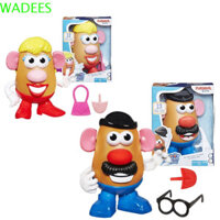 Wadees Đồ chơi lắp ráp khoai tây, Trang trí giáo dục Đồ chơi đầu khoai tây Mr. Potato, Đồ trang trí hình cổ điển Bộ sưu tập hoạt hình Kawaii