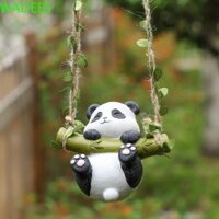 Wadees Gấu Trúc Cây Leo Mặt Dây Chuyền, Koala Chó Mèo Nhựa Vườn Chậu Hoa Mặt Dây Chuyền, Động Vật Mặt Dây Chuyền Hoạt Hình Thực Tế Leo Núi Gấu Trúc Các Bức Tượng Trang Trí Nhà