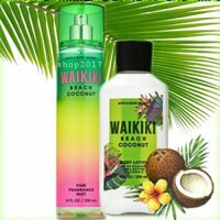 WAIKIKI BEACH COCONUT XỊT THƠM - BATH & BODY WORKS (236 ML) ®