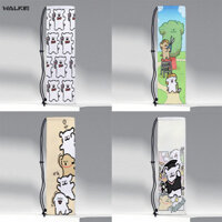 Walkie Animie Line Chó Di Động Vợt Cầu Lông Túi Tennis Bảo Vệ Dây Rút Túi Nhung Thời Trang Túi Bảo Quản Phụ Kiện Thể Thao Ngoài Trời