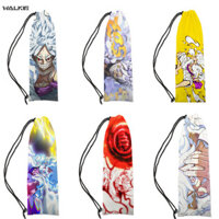Walkie Animie One Piece Di Động Vợt Cầu Lông Túi Tennis Bảo Vệ Dây Rút Túi Nhung Thời Trang Túi Bảo Quản Phụ Kiện Thể Thao Ngoài Trời