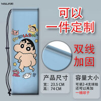 Walkie Animie ShinChan Túi Vợt Cầu Lông Di Động Vợt Tennis Bảo Vệ Dây Rút Túi Nhung Thời Trang Túi Bảo Quản Phụ Kiện Thể Thao Ngoài Trời