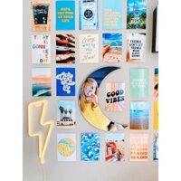 Wall collage tranh ảnh poster dán tường (10x15cm/ mõi hình) decor trang trí phòng ngủ (10x15cm/ mõi hình)