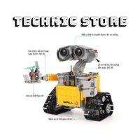 Wall E Mô hình technic điều khiển từ xa tiến lùi cua được tương thích với 9686, MOC  bảo hành 1:1 Tech Store