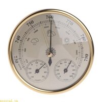 Wall Mounted Household Barometer  Hygrometer Weather Station Hanging