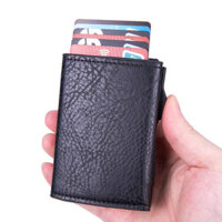 wallets female cute wallets men's wallets long women's wallets Mới Đựng Thẻ Hộp Đựng Thẻ Chống Trộm Bàn Chải Ví Nam Nữ Siêu Mỏng Túi Đựng Tài Liệu Kim Loại Dung Tích Lớn Tự Động Pop-
