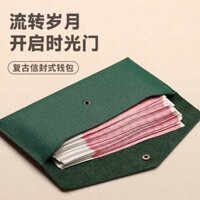 wallets men's wallets long women's wallets long wallets Chính Hãng Da Họa Tiết Ví Mỏng Nữ Túi Đựng Tiền Mặt Ví Dài Nam Hóa Đơn Ví Đựng Tiền Xu