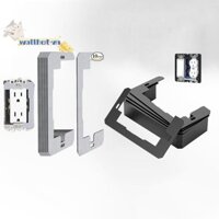 Wallhot > 10 Chiếc Hộp Điện Kim Loại Levelers Wall Outlet Shims Nhôm Miếng Đệm Bộ Thích Hợp Cho Ổ Cắm Tường Căn Chỉnh & Khoảng Cách Tốt