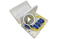 Wallmount LC ODF (OM4)LS Solution LS-FDF-LC-M4-008-DP-MW