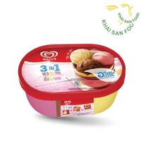 Wall’s Kem Hộp 3in1 Neopolitan 430g