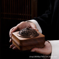 Walnut Hương Đốt Muỗi Khay Hỗ Trợ Dây Gỗ Chắc Chắn Hộ Gia Đình Trà Lễ Phật Gỗ Đàn Hương