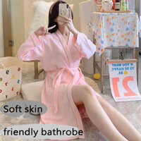 Walv Geer Nam Nữ Rời Plasma Khách sạn Áo choàng tắm Thẩm mỹ viện Áo choàng tắm Cặp đôi Bộ đồ ngủ Khăn tắm