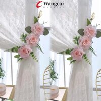 Wancgai Drapes Khóa Dây Đeo, Thanh Lịch Lãng Mạn Nhân Tạo Hoa Hồng Dây Buộc, Bền Độc Đáo Tay Cố Định Hoa Kẹp Rèm Phòng Ngủ