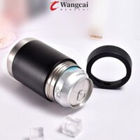 Wangcai Máy làm mát bia cách nhiệt, Bình bia 12oz bằng thép không gỉ Hộp giữ lạnh, Máy hút bụi tường đôi di động Cola có thể làm mát đồ uống
