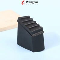 Wangcai Thang Gấp Chân, Ốp Lưng Cao Su San Bằng Thang Bao Da, Tấm Bảo Vệ Chống Trơn Trượt Miếng Lót Chân Nối Dài Màu Đen Cản