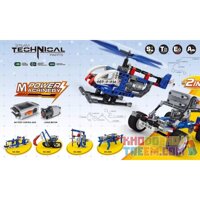 WANGE 3801 XE ĐỊA HÌNH MÁY BAY TRỰC THĂNG bộ đồ chơi xếp lắp ráp ghép mô hình Mindstorms STEAM AL Lập Trình Khoa Học 221 khối