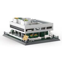 WANGE 5237 non Lego VILLA SAVOYE PARIS PHÁP bộ đồ chơi xếp lắp ráp ghép mô hình Creator VILLA SAVOYE PARIS FRANCE Sáng Tạo 1226 khối