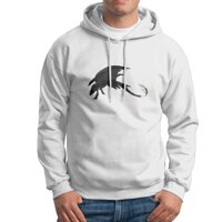 Wangfone Hand-Painted Black Dragon Graphic Men Classic Activewear Sweatshirts Hoodie for Spring/Autumn