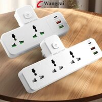 Wangmcai AC Ổ cắm điện, Ổ cắm mở rộng phích cắm đa năng EU UK US, Ổ cắm đa năng có đèn ngủ Màn trập an toàn Cắm điện Văn phòng tại nhà