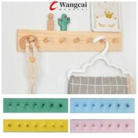 Wangmcai Cửa Sau Móc Quần Áo, Giá Móc Chìa Khóa Bằng Gỗ INS, Giá Treo Mũ 7 Móc Tiết Kiệm Không Gian Đồ Lặt Lặt Lặt Lặt Lặt Lặt vặt Móc Bảo Quản Lối Vào