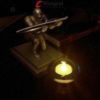 Wangmcai Executive Knight Pen Holder, Executive Knight Armor Hero Hero Hero Pen Holder, Phụ kiện lưu trữ bàn làm việc Hộp đựng bút Trang trí 5 màu Đồ trang trí Hộp đựng bút sáng tạo