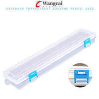 Wangmcai Hộp Bảo Quản, Dụng Cụ Vẽ Hộp Đựng Bàn Chải Tranh Hộp Bảo Quản, Nghệ Thuật Trắng Trong Suốt Thủ Công Nhựa Đính Hạt Hộp Bút Màu Nước