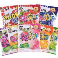 Wangzai QQ kẹo 40 gói đồ ăn nhẹ thông thường Kẹo mềm Kẹo Trái Cây Kẹo Trái Cây thời thơ ấu đồ ăn nhẹ nổi tiếng trên mạng