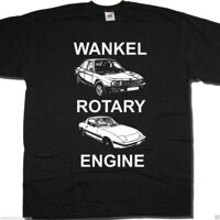 Wankel Động Cơ Quay T Shirtautomotive Cổ Điển Xe Ô Tô Mazda Ro80 Rx7 Fab