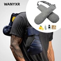 Wanyxr Găng Tay Đấm Bốc Túi Than, Hấp Thụ Stink Polyester Găng Tay Đấm Bốc Khử Mùi, Găng Tay Lá Kháng Khuẩn Tẩy Mùi Tươi