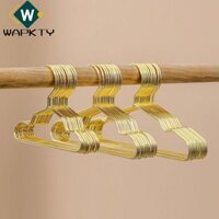 Wapkty 10 Móc Treo Quần Áo, Giá Phơi Kim Loại Vàng Nhỏ, Có Rãnh Tiết Kiệm Không Gian 15 / 20 / 25cm Móc Treo Trang Phục Thú Cưng Quần Áo Cho Bé