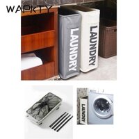 WAPKTY Giỏ quần áo bẩn Hộp phân loại tổ chức giặt có thể gập lại gia đình