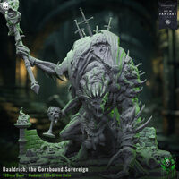 Warhammer 40k Chiến Tranh Cờ Vua Người Lính Thịt Đánh Vua Tòa USHORAN Người Lính 70mm Trắng Mẫu Nhựa Hình 3D