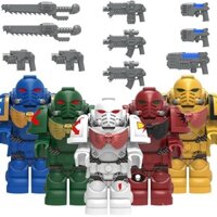 Warhammer 40K Space Marine Ultramarines Imperial Fist Blood Angels Dark Angels, mô hình thu nhỏ của bên thứ ba.