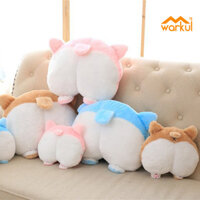 Warkul Đáng Yêu Mềm Mại Hoạt Hình Corgi Chó Nhồi Bông Sang Trọng Búp Bê Nhà Sofa Đệm Đồ Chơi Trẻ Em