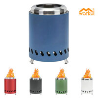 Warkul Mini Hố Ít Trại Bếp Cho Bàn Nhiên Liệu Kép Đốt Viên Thấp Vị Trí Thép Không Gỉ Grat Di Động Để Bàn Hố Cho Marshmallows