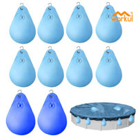 Warkul Vỏ Bể Bơi Trọng Lượng Chống Rò Rỉ Bể Bơi Treo Túi Nước Có Móc Chống Đông Lạnh Bể Bơi Mùa Đông Bạt Trọng Lượng Túi Trên Mặt Đất Vỏ Bể Bơi