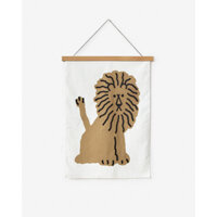 [WARMGREY TAIL] LION SMALL FABRIC