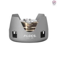 [Waroom] Bếp cồn Mini Đầu đốt tinh thần bằng đồng siêu nhẹ có chân đế nhôm để cắm trại ba lô