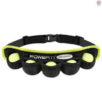 [Waroom] Dây đeo bóng Tennis cho 5 quả bóng Tennis Túi đeo thắt lưng Gói Fanny để chạy bộ chu kỳ chạy bộ