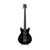 Warwick RockBass Star Bass 5-String Electric Bass Guitar, Solid Black High Polish