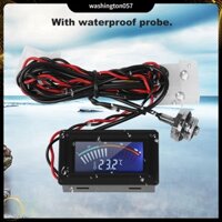 Washington057 Hệ thống làm mát bằng nước PC Hiển thị con trỏ Nhiệt kế Đồng hồ đo nhiệt độ