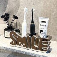 Washstand Sáng Tạo Gốm Bàn Chải Đánh Răng Giá Đỡ Vệ Sinh Điện Bàn Chải Đánh Răng Giá Để Bàn Chải Đánh Răng Phòng Tắm Không Đục Lỗ