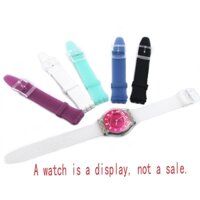 Watch Accessories Silicone Strap 16mm Pin Buckle For Swatch Skin Series Sfk397 Sfk360 Sfk361 Children  39s Ladies Watch Band - Watchbands - AliExpress