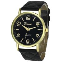 Watches for Women, Women Geneva Roman Watch Female Watches Lady Leather Band Analog Quartz Wrist Watch