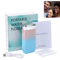 Water Cordless Water Flosser Dental Oral Irrigator Teeth Cleaner 4 Jet Tips Tool