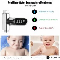 Water Temperature Monitor Electricity Home Led Display Shower Faucets Water Thermometer Bathing Temperature Meter 【Pwatch】